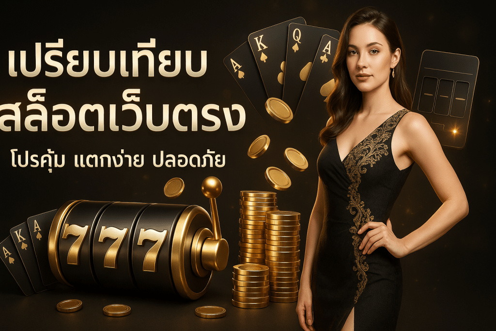 เปรียบเทียบ สล็อตเว็บตรง